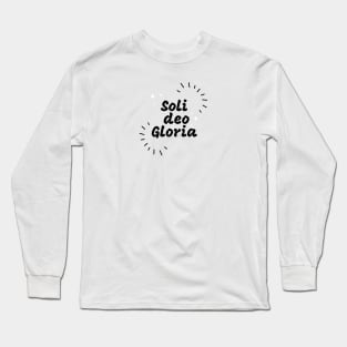 Soli Deo Gloria T shirt Design Long Sleeve T-Shirt